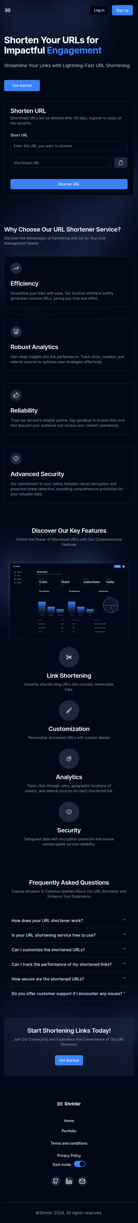 Mobile Homepage screenshot