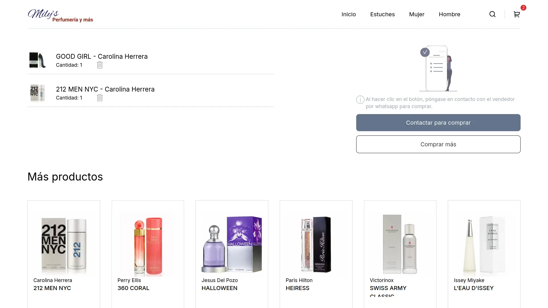 Shopping Cart screenshot