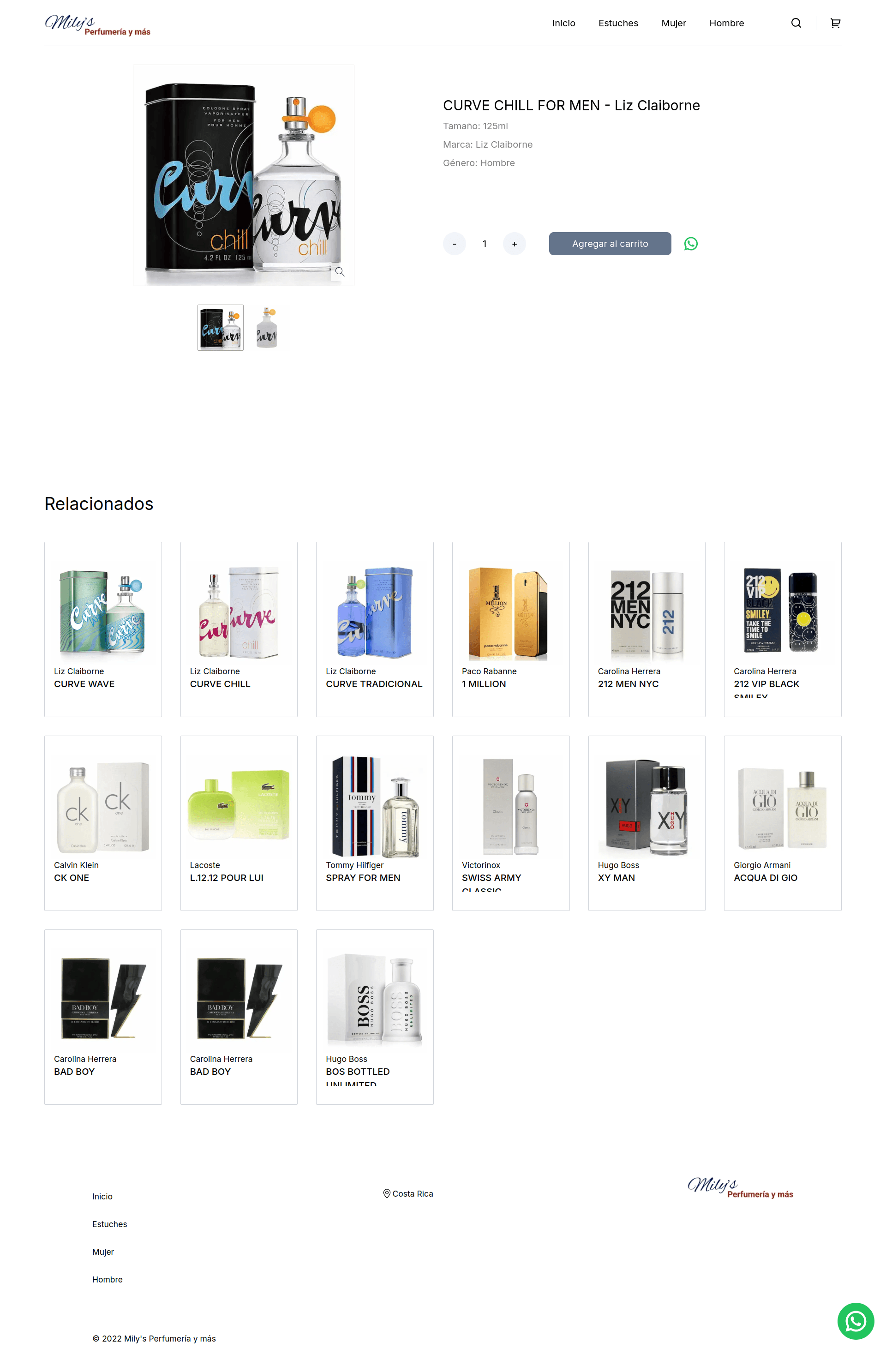 Immersive Fragrance Product View screenshot